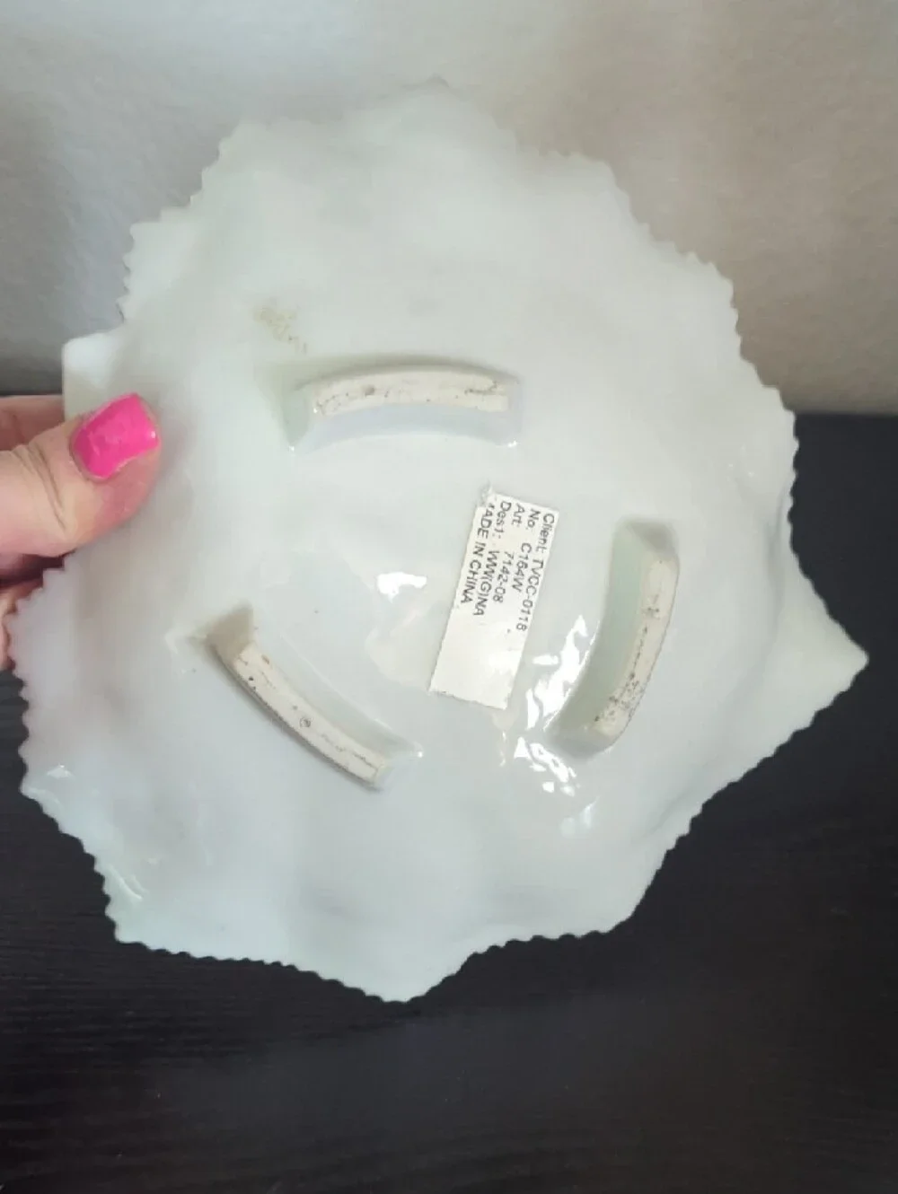 Leaf-Shaped Ceramic Dish